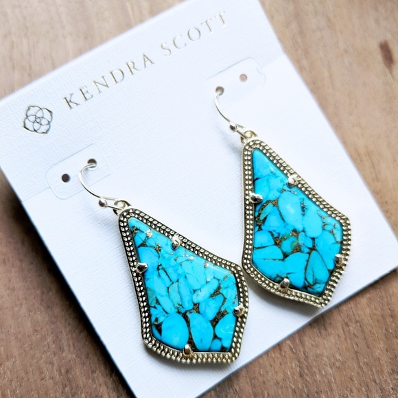 Kendra Scott Jewelry - NWT Kendra Scott Alex Bronze Veined Turquoise